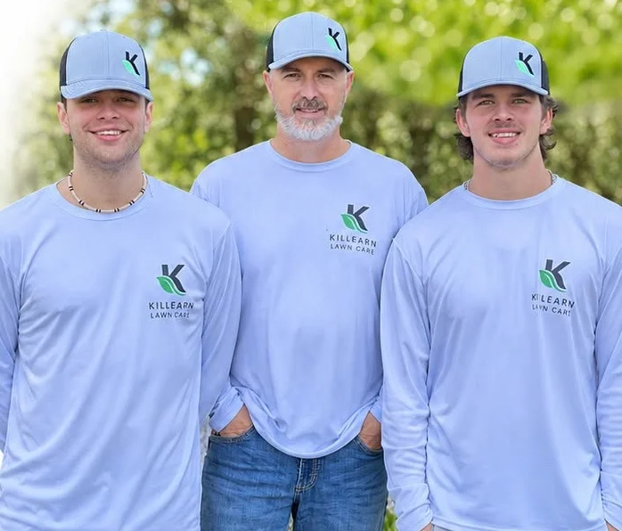 Joey Smith and his two sons of Bradfordville Lawn Care